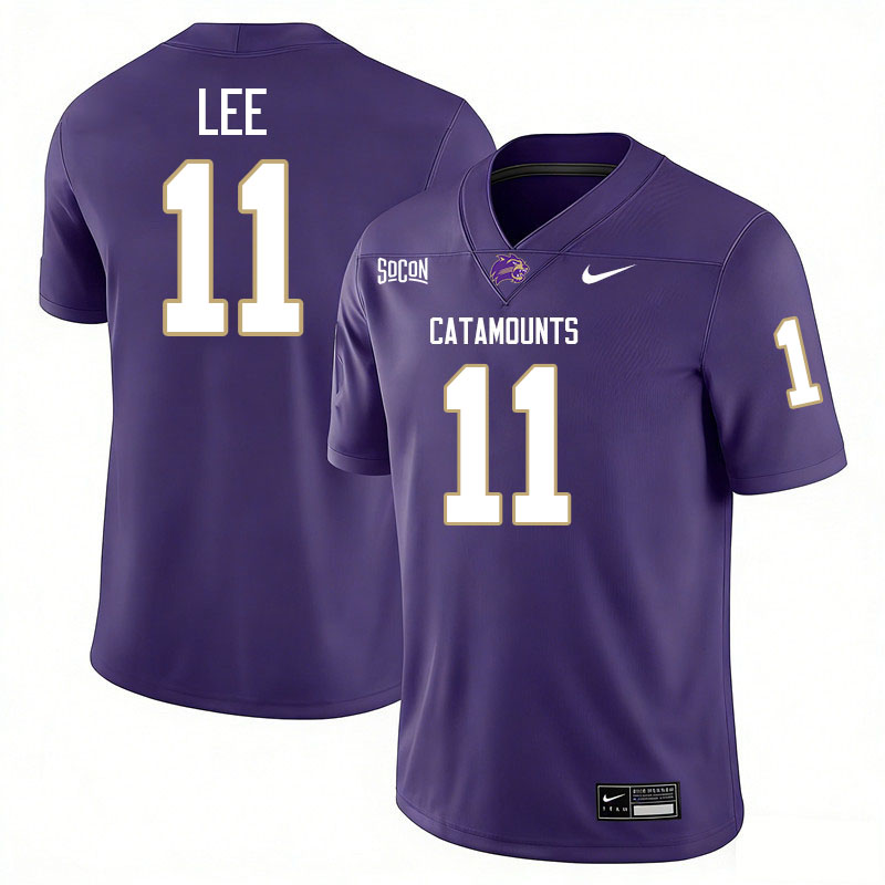 Western Carolina Catamounts #11 Isaac Lee College Football Jerseys,Uniforms-Purple